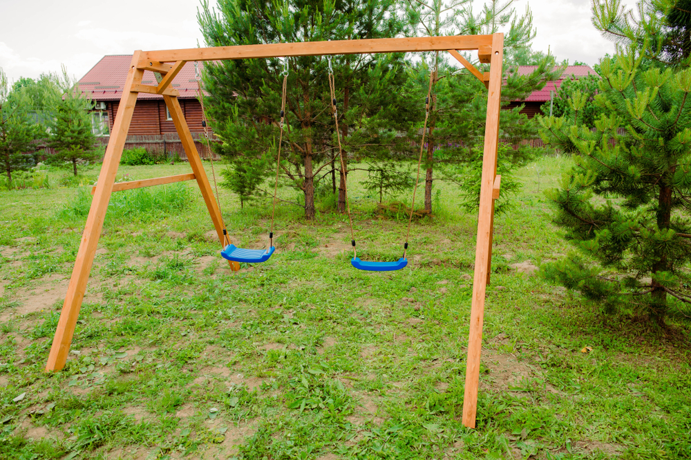 Деревянные качели P911