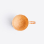 Кружка деревянная из кедра для напитков с гравировкой. Неклееная. 500 мл.C56