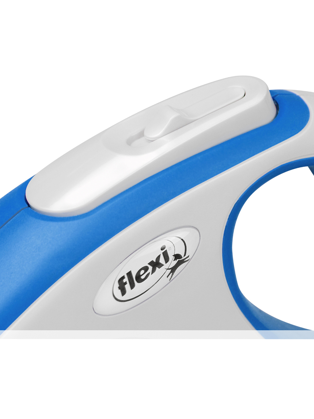 Поводок-рулетка Flexi New Comfort S. Лента 5 м. для собак до 15 кг. Синий