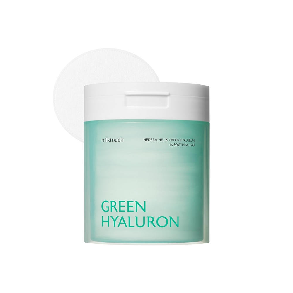 Milktouch Hedera Helix Green Hyaluron 6sec Soothing Pad 60шт