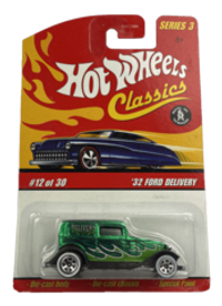 Hot Wheels Classics Series 3: '32 Ford Delivery (Green) (#12 of 30) (2007)