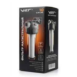 Магистральный фильтр 1" прозр. 10" + картридж VRT
