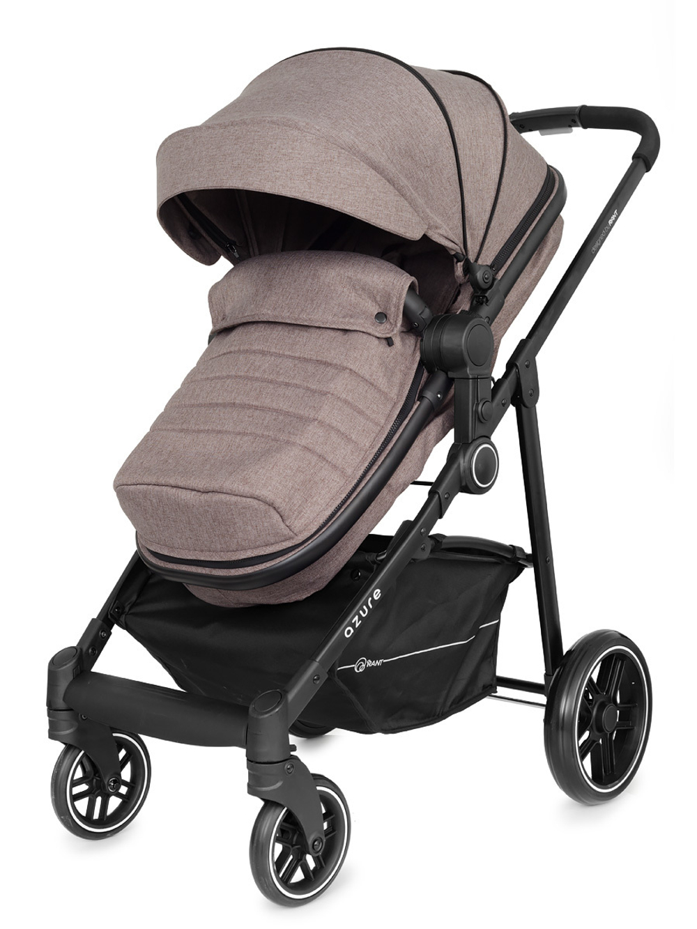 Коляска детская 2-в-1 Rant "AZURE Trends" RA147 alu. Brown