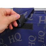 Тележка хозяйственная с сумкой (100*40*35см, колеса 21см,грузоподъемность до50 кг) HQ синяя