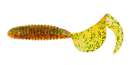 Твистеры съедобные LJ Pro Series Crusher Grub 3.9 in (99 мм), цвет PA19, 5 шт/уп