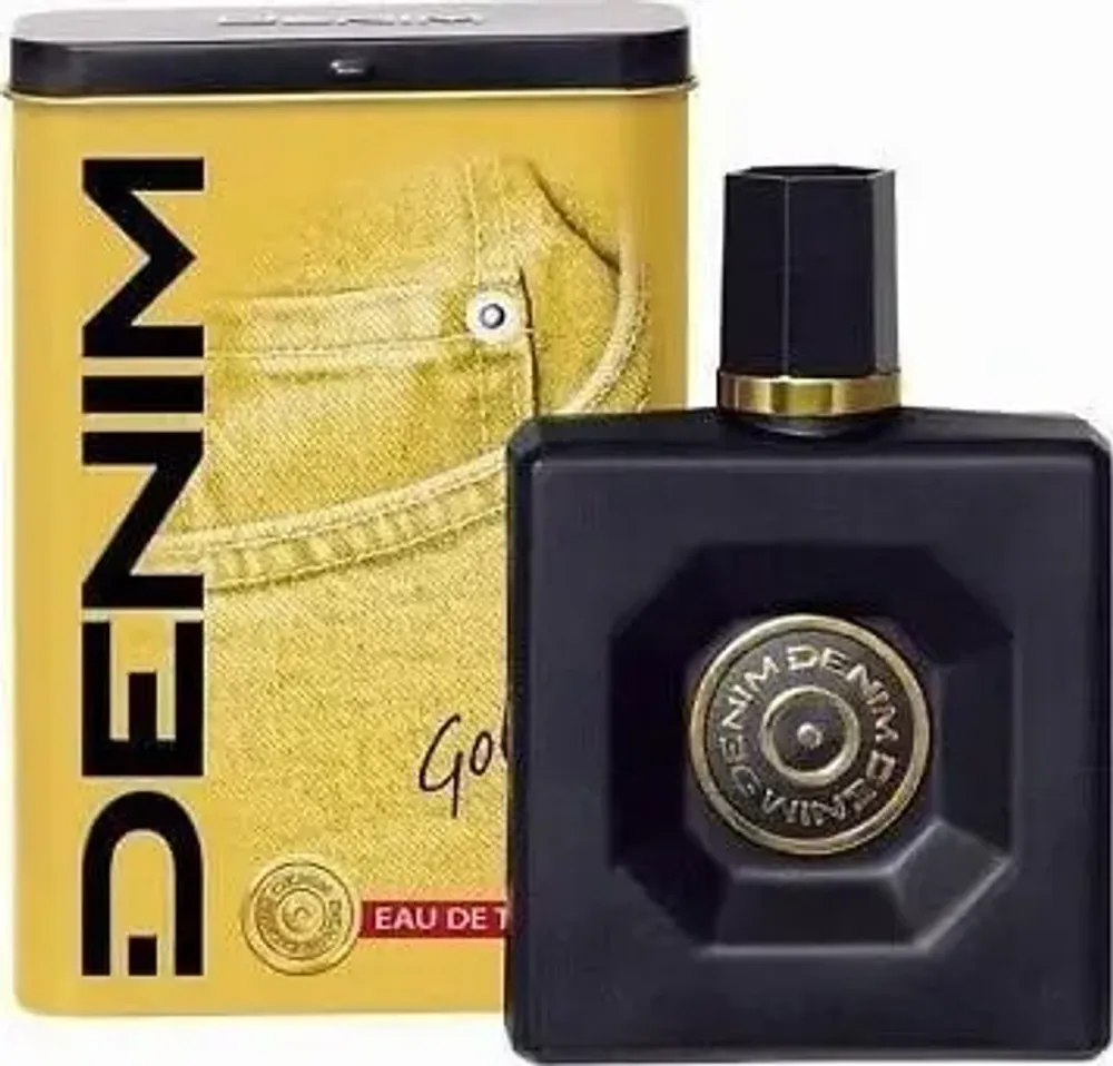 Уникальная туалетная вода Denim Gold EDT 100 мл с нотами кедра и бергамота.