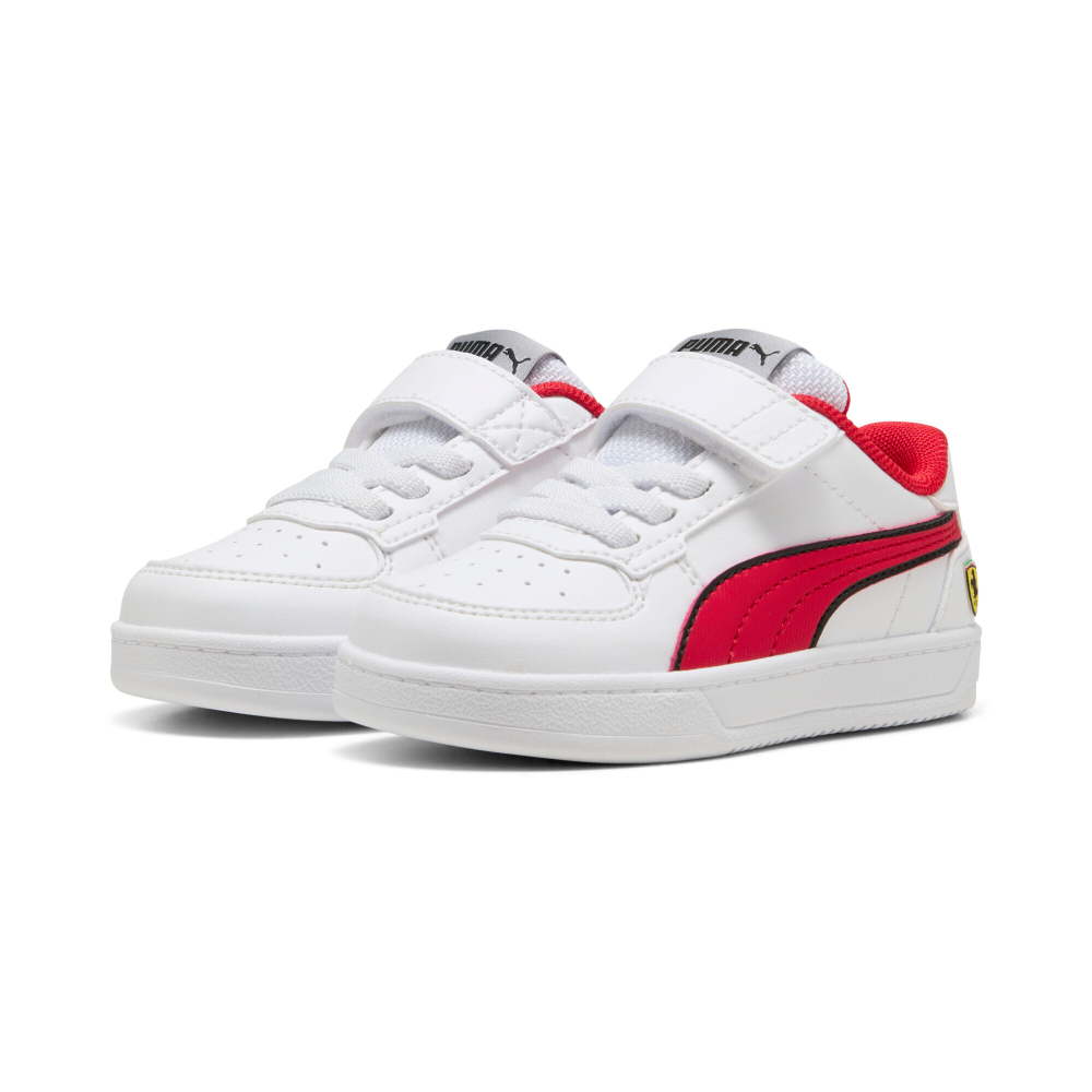 PUMA X SCUDERIA FERRARI ДЕТСКИЕ КРОССОВКИ CAVEN 2.0, БЕЛЫЙ
