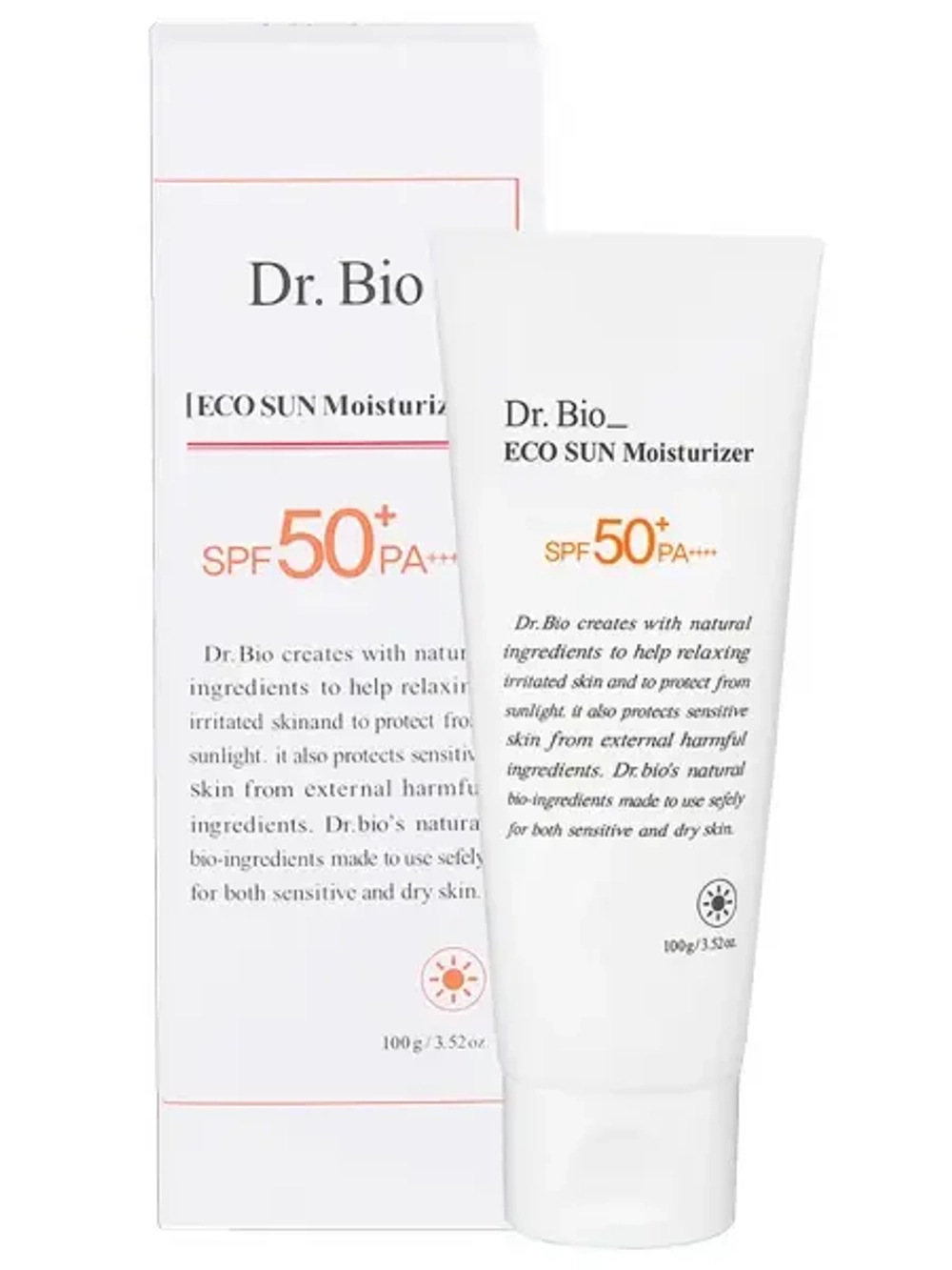 Солнцезащитный крем для всей семьи Dr. Bio SPF50 SUN Moisturizer 100 мл