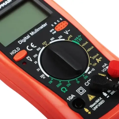 Мультиметр портативный ЕРМАК, батарея 9V 6F22, LCD