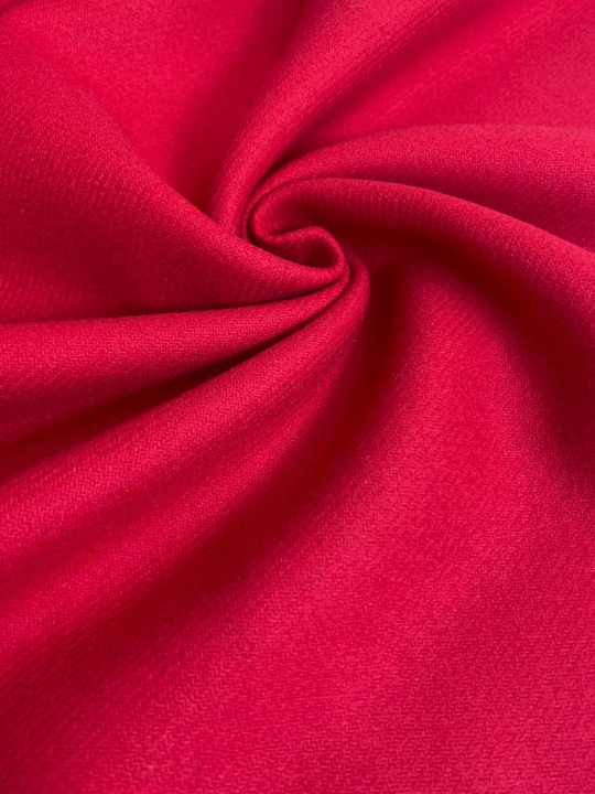 Пальтовая однот алый, шерсть AVI#125