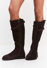 Сапоги // Ana // Chocolate // Suede