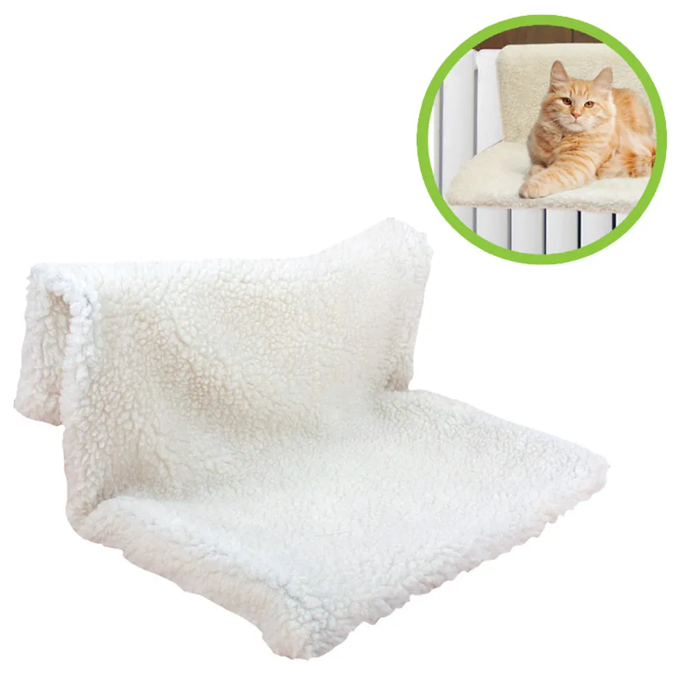 Гамак на батарею Triol для кошек "Овчина", 460*300*250мм Гамак на батарею Triol для кошек "Овчина", 460*300*250мм