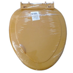 Сиденье для унитаза с планкой цвет бежевый в индивид. термоупаковке