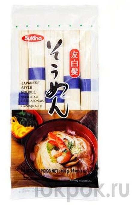 Лапша пшеничная в японском стиле Sukina Japanese Style noodle, 453 гр