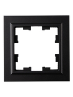 BRITE Рамка 1-местная IP44 РУ-1-БрЧ-44 черный IEK