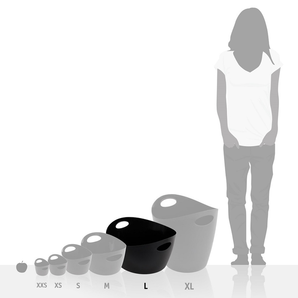 Контейнер для хранения bottichelli, organic, 15 л, белый