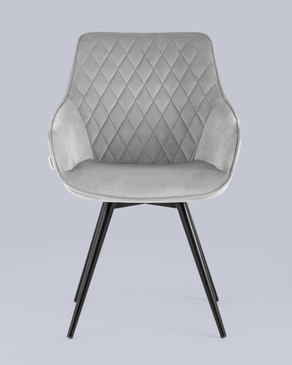 Стул вращающийся Сеул велюр светло-серый