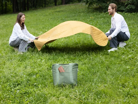 Термосумка для пикника smart picnic, m, темно-зеленая