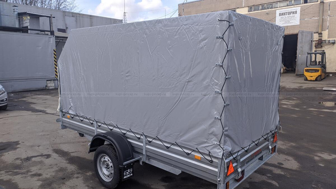 Сборка тента на прицеп