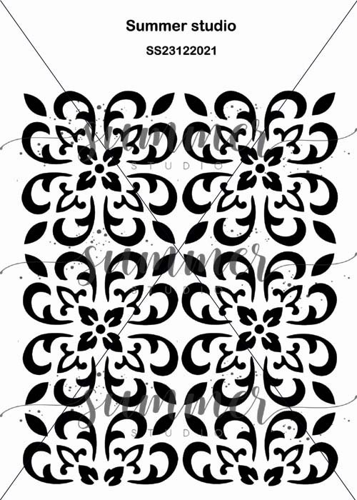 Трафарет "Delicate" 14*20см