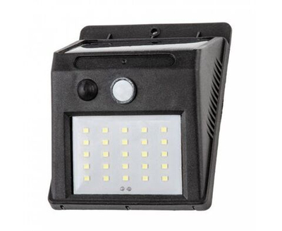 Уличный светильник садовый Uniel / Юниел USL-F-162/PT120 SENSOR на солнечной батарее с датчиком движения, пластик и нержавеющая сталь, белый свет 50000 часов черный / уличное освещение