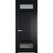 Межкомнатная дверь эмаль Profil Doors 4.3.4PD блэк остеклённая