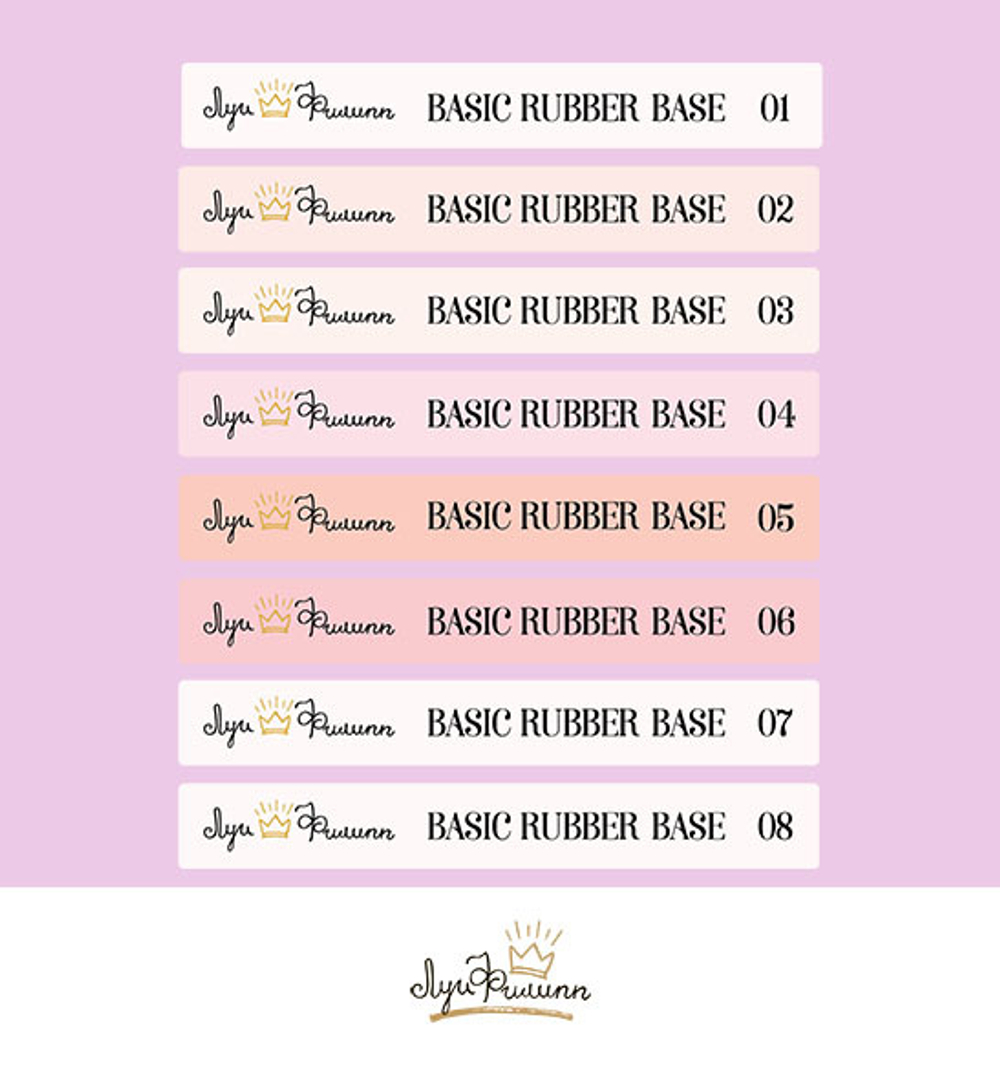 Наклейки на типсы Луи Филипп Rubber Base Basic Collection