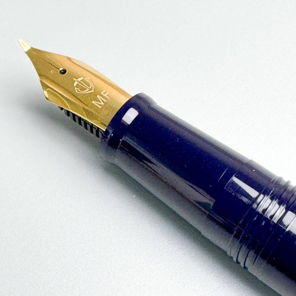 Ручка перьевая Sailor Fude De Mannen Blue GT Fude 40° (12-0150-040) 2