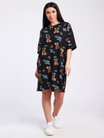 Платье-футболка спортивное оверсайз