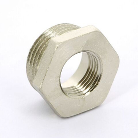 Футорка никелированная внутренняя / наружная резьба TIEMME 1 1/4* x 1*