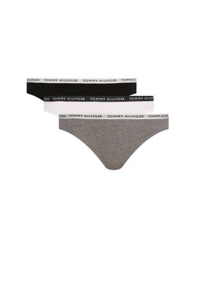 стринги 3 пары Tommy Hilfiger - серый(UW0UW02829)