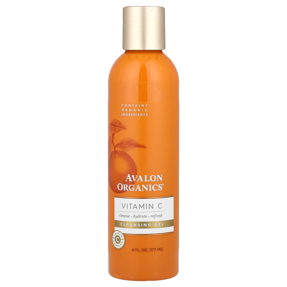 Avalon Organics, Витамин C, очищающий гель, 177 мл (6 жидк. унц.)