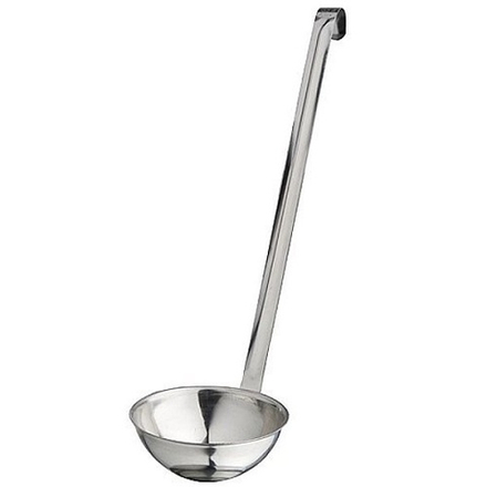 Половник 1 л нерж. L ручки 39 см. /1/40/