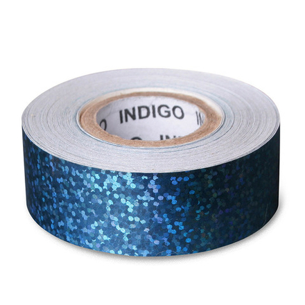 Обмотка для гимнастического обруча INDIGO Crystal IN139-BL, 20мм*14м, синий