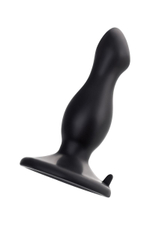 Черная анальная втулка Antlia - 10,5 см. (Цвет: черный)