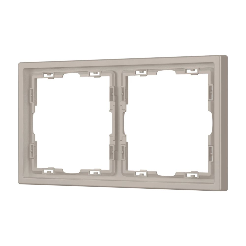 Рамка пластиковая FRM-NOBE-SFPL-2-CA (Arlight, Кашемир) 059456