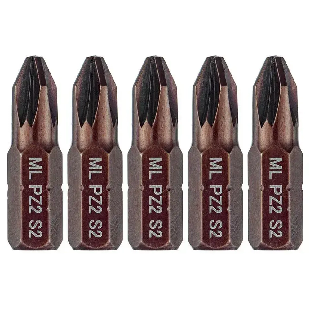 Бита PZ2 x 25мм 5шт. S2 намагниченная Mr.Logo ML102502PZ