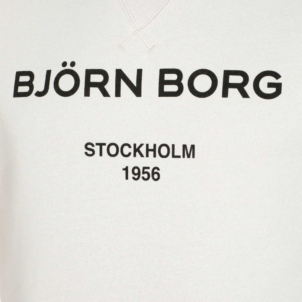 Мужская кофта теннисная Björn Borg Borg Sweatshirt Men - Cream