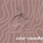 Шапочка с узелком (лапша taupe gray)