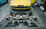 Спортивная выхлопная система с заслонками и даунпайпами для Porsche 911 992 Carrera S 2019+ 3.0 л Порш