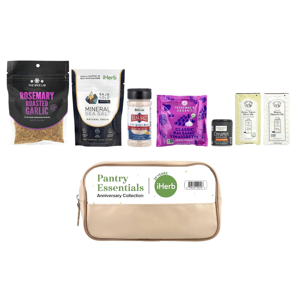 iHerb Exclusive, кухонные запасы, праздничная коллекция, набор из 8 продуктов