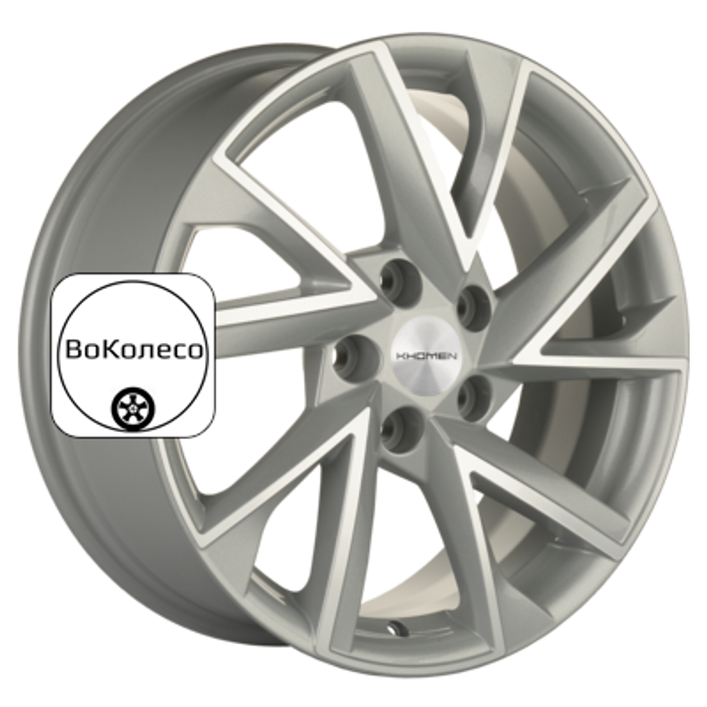 7x17/5x108 ET50 D63,3 KHW1714 (Kuga/Focus) F-Silver-FP Khomen Wheels