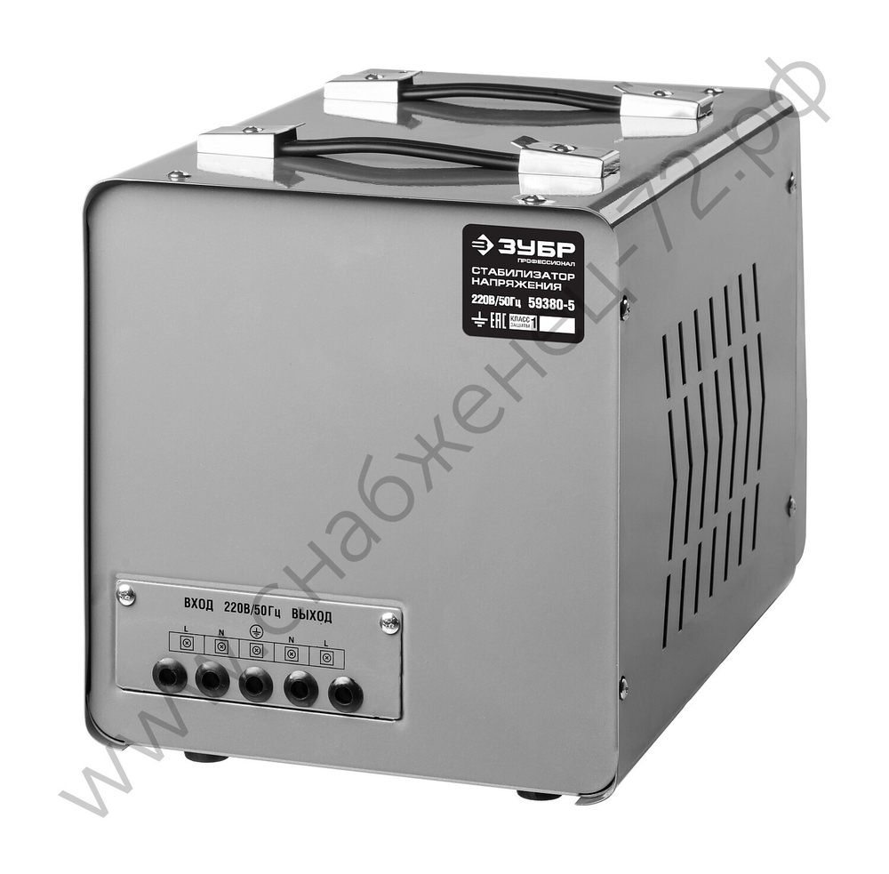ЗУБР 5000ВА 5 кВт, Автоматический стабилизатор напряжения, Профессионал (59380-5)