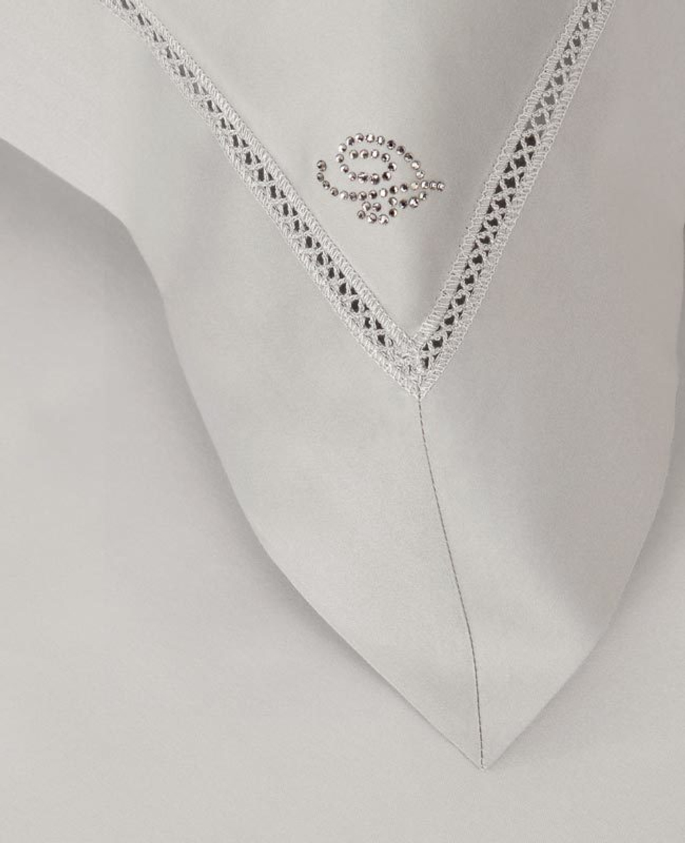 Постельное белье 2 спальное евро макси Blumarine Blunotte Bianco вид