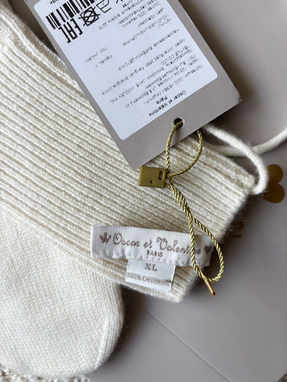 Новые кашемировые варежки Oscar et Valentine, 164