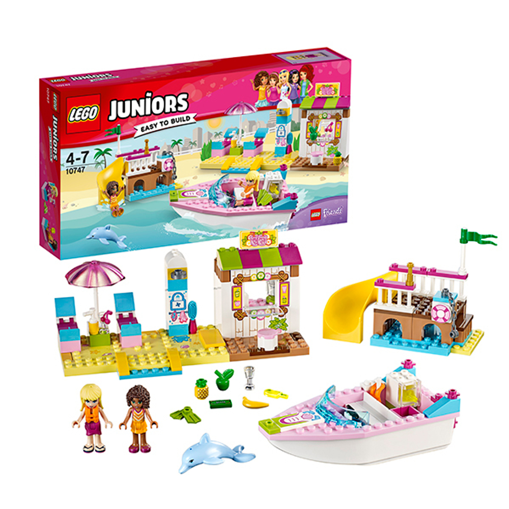 LEGO Juniors: День на пляже с Андреа и Стефани 10747 — Andrea and Stephanie's Beach Holiday — Лего Джуниорс Подростки