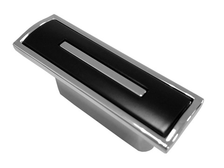 Ручка-скоба L-32мм Хром + Черный 7053  DV