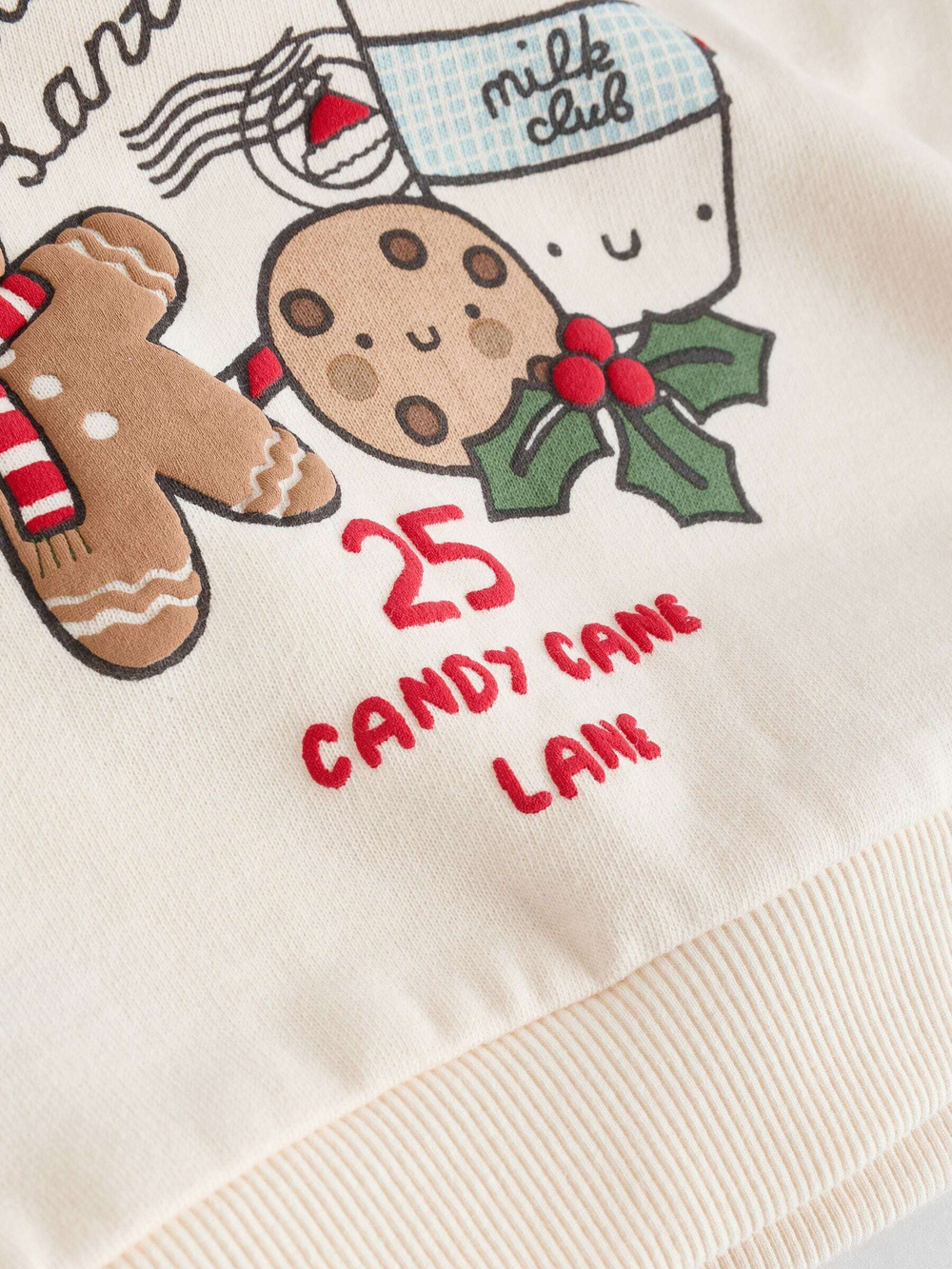 Толстовка и джоггеры в комплекте для малышей Next F07-971, Красный, Молочный