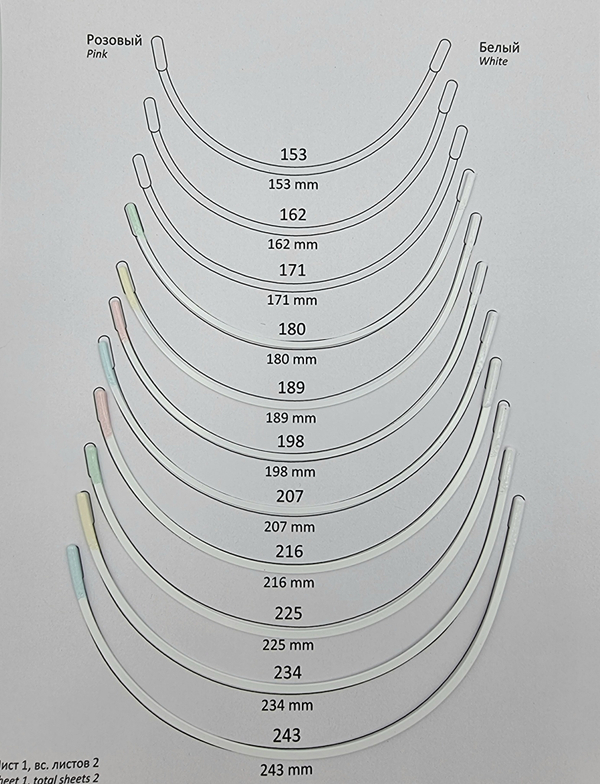 Каркасы для бюстгальтера с нейлоновым покрытием тип 2 (Китай)