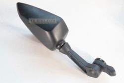 Mirror set, alu, 10mm mount, superlight, Scarlet